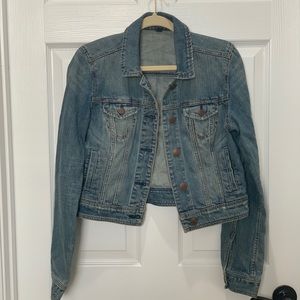 American Eagle cropped denim jacket